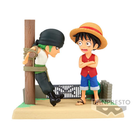 One Piece Log Stories Monkey D Luffy & Roronoa Zoro Figure 7cm - BAN88504
