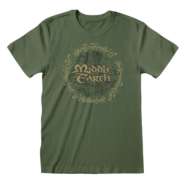 Lord Of The Rings T-Shirt Middle Earth - LOR02317TSC- XXL