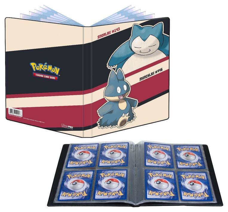 Pokémon Snorlax & Munchlax 4-Pkt Portfolio - REM15949