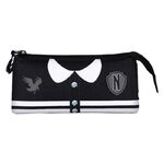 Wednesday Varsity Triple Pencil Case - KMN06148