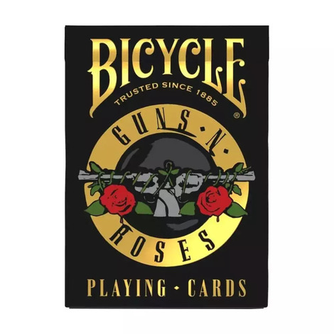 Bicycle Playing Cards Guns N Roses Black Gold - 10048092