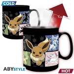 Pokemon Mug Heat Change - 460 ml ceramic - Eevee - ABYMUGA281