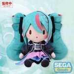 Character Vocal Series 01: Hatsune Miku Fuwa Petit Plush Figure Hatsune Miku Punk! M 22 cm - SEGA56216