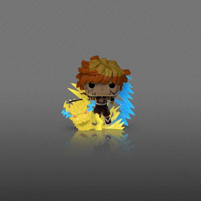 Funko Pop! Premium: Demon Slayer - Zenitsu Agatsuma (Glows in The Dark) #2502 Vinyl Figure