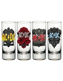 AC/DC Shotglass 4-Pack Black Ice