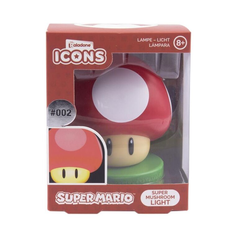 Super Mario Lamp Icons Super Mushroom 12 cm - PP4375NNV4