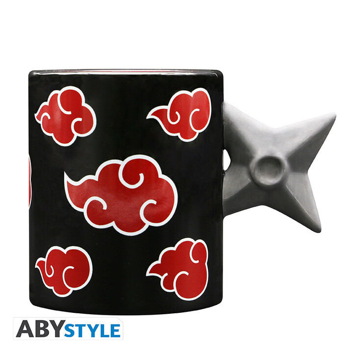 Naruto Shippuden Mug 3d Handle Shuriken Akatsuki - ABYMUGA096 