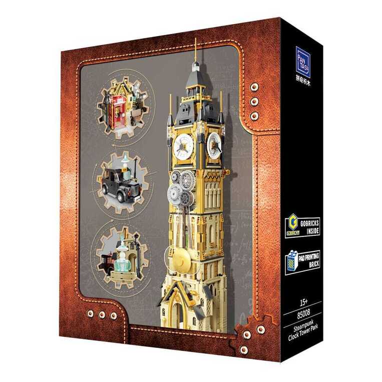 Original-Steampunk Series Construction Set Steampunk Clock Tower Park 58 cm - PASY-85008