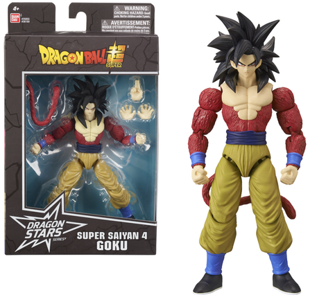 Dragon Ball Super Saiyan 4 Goku Action Figure (6,5") - BA36180