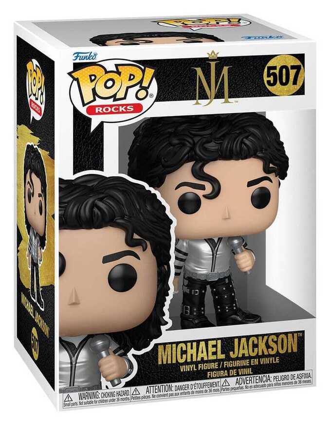 Michael Jackson POP! Rocks Vinyl Figure Bad Tour (MT) #507