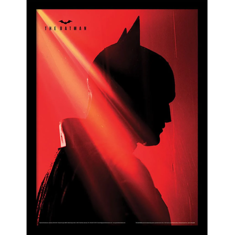 DC Comics The Batman (Red Haze) Wooden Framed Print (30x40) - FP13229P
