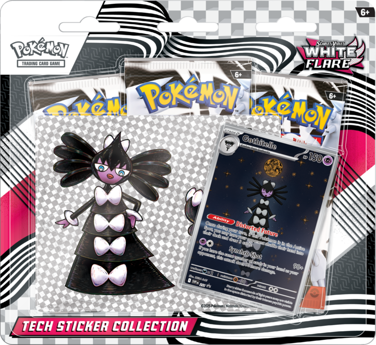 SV10.5 White Flare Tech Sticker Collection - POK101161