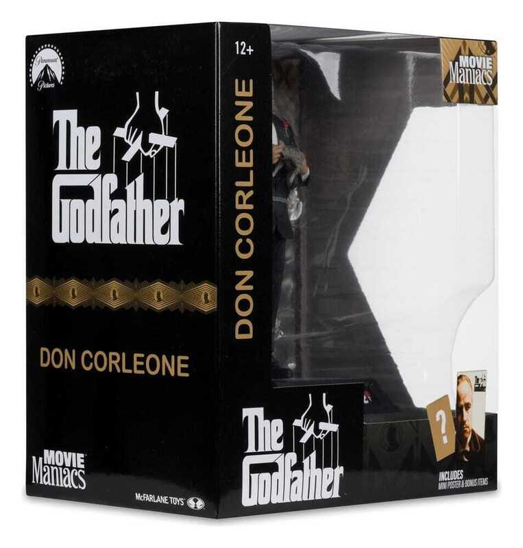 The Godfather Movie Maniacs Figure Don Corleone 17 cm