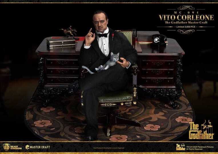 The Godfather Master Craft Statue Vito Corleone 31 cm - BKDMC-094