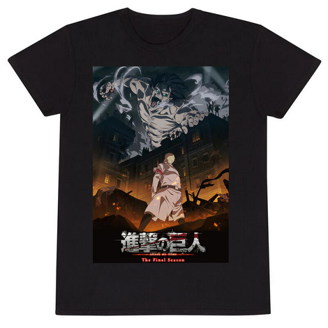 Attack On Titan - Final Season Poster T-Shirt - AOT06877TSB