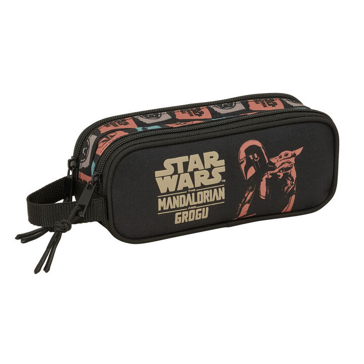Star Wars Mandalorian & Grogu Double Pencil Case - KMN63257