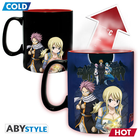 Fairy Tail - Mug Heat Change - 460 ml - Natsu & Lucy - ABYMUG880 