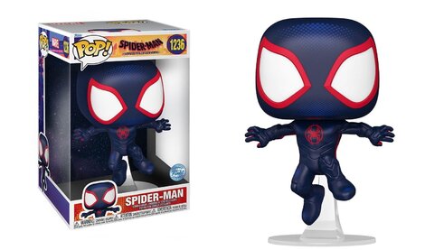 Funko POP! Marvel: Spider-Man Across the Spider-Verse - Spider-Man #1236 Jumbosized (Exclusive) Figure