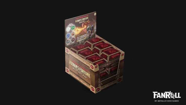 Dungeons & Dragons Blind Mystery Box Dice Fizban's Treasure d20 25 mm - FNRL10977
