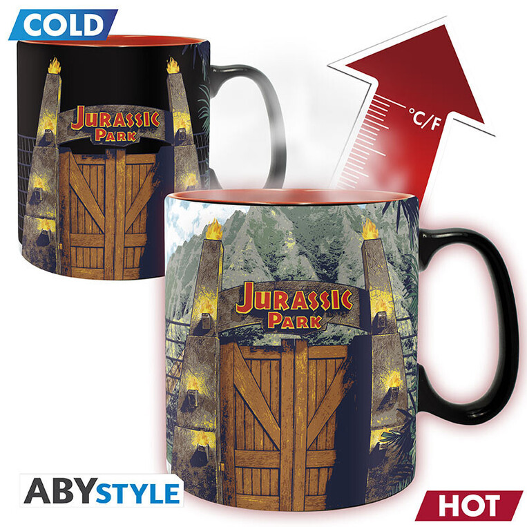 Jurassic Park Mug Heat Change 460 ml Gate - ABYMUGA053 