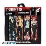 Chainsaw Man - Tshirt "Group" Black - New Fit - ABYTEX787