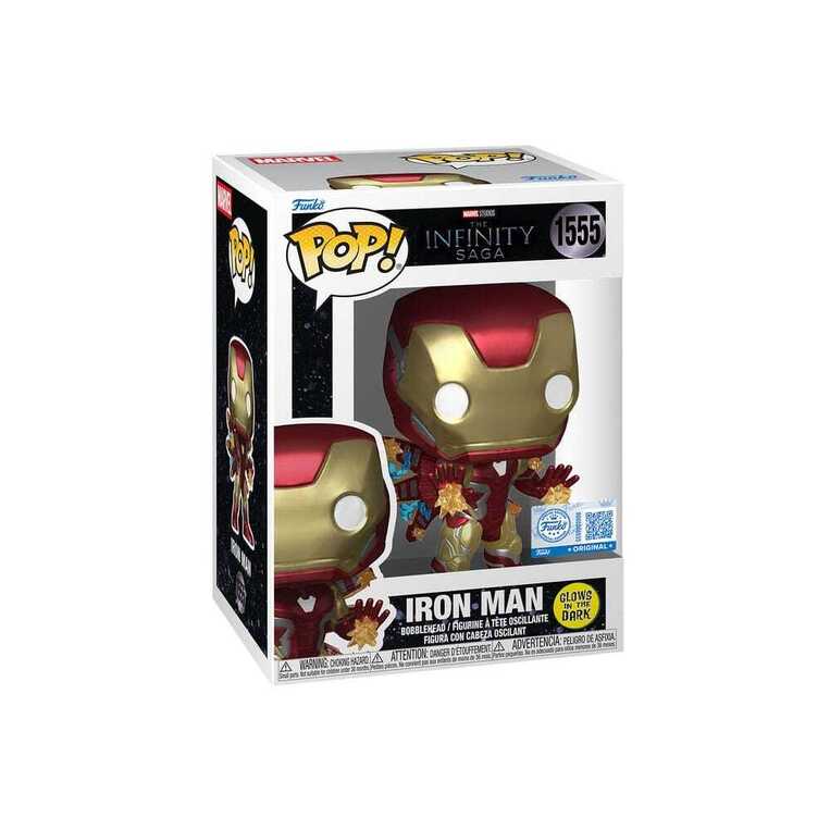 Funko POP! Infinity Saga - Iron Man with Beams GITD #1555 (Exclusive Figure)