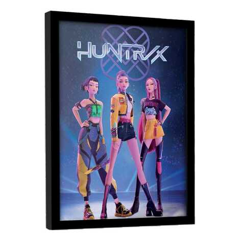 KPop Demon Hunters Collector Print Framed Poster Huntrix - FP2510412