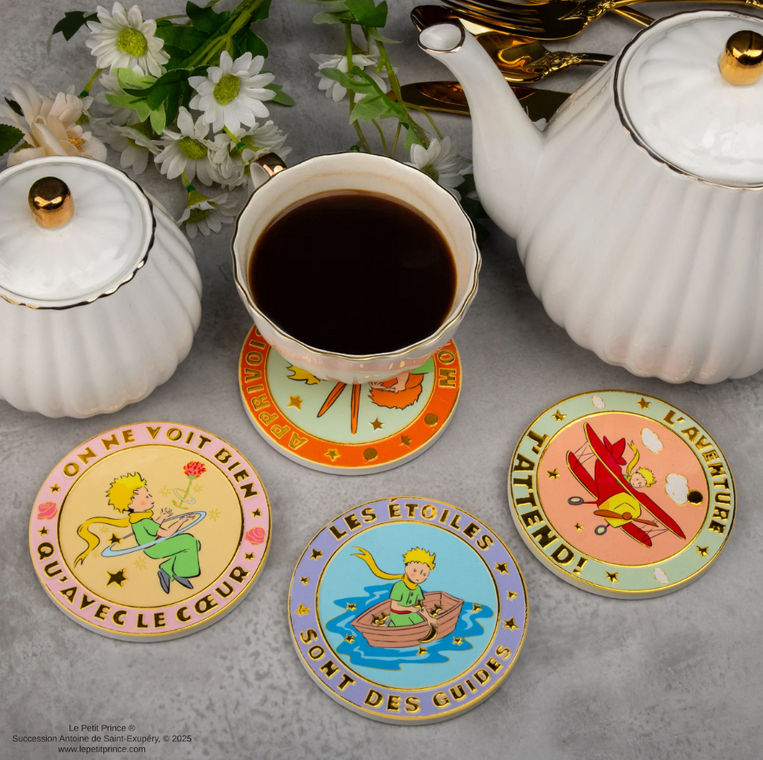 Le Petit Prince Set of 4 Ceramic Coasters - CR4161