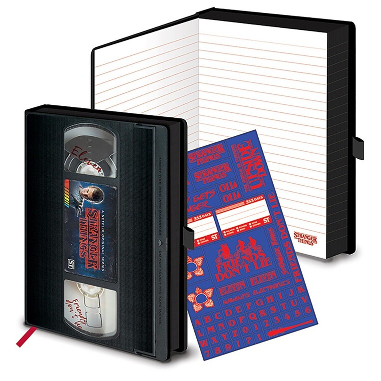 Stranger Things VHS Premium A5 Σημειωματάριο - SR72775