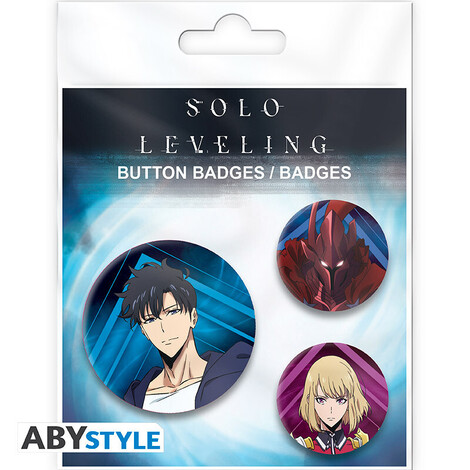 Solo Leveling - Badge Pack - Igris, Jinwoo & Cha Hae In - ABYACC588 