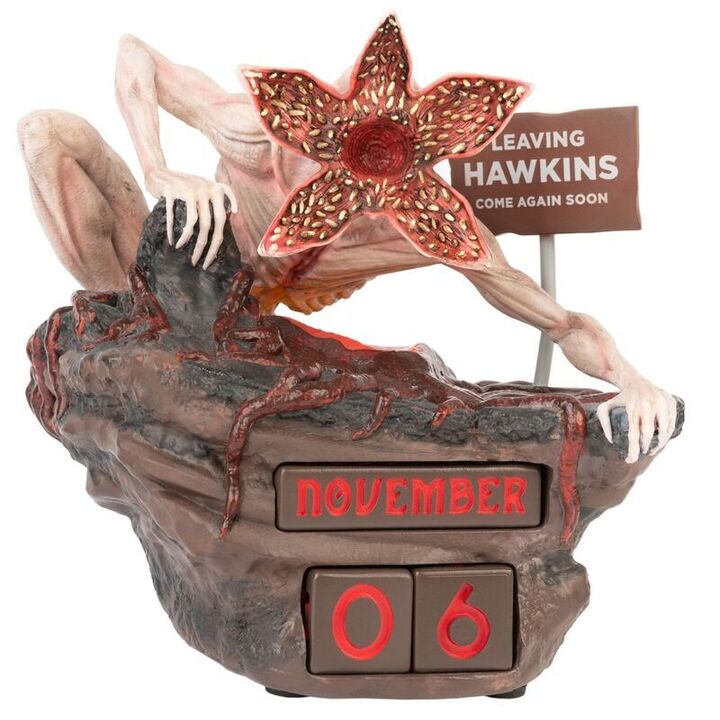 Stranger Things Demogorgon 3D Perpetual Calendar - CP3D18