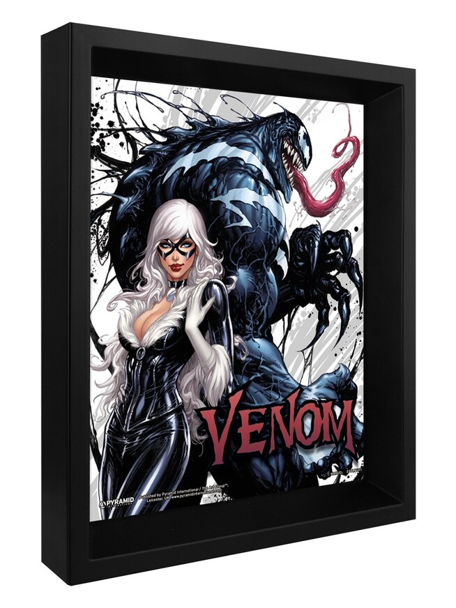 Marvel Venom (Teeth and Claws) 3D Lenticular Poster (Framed) - EPPL71271