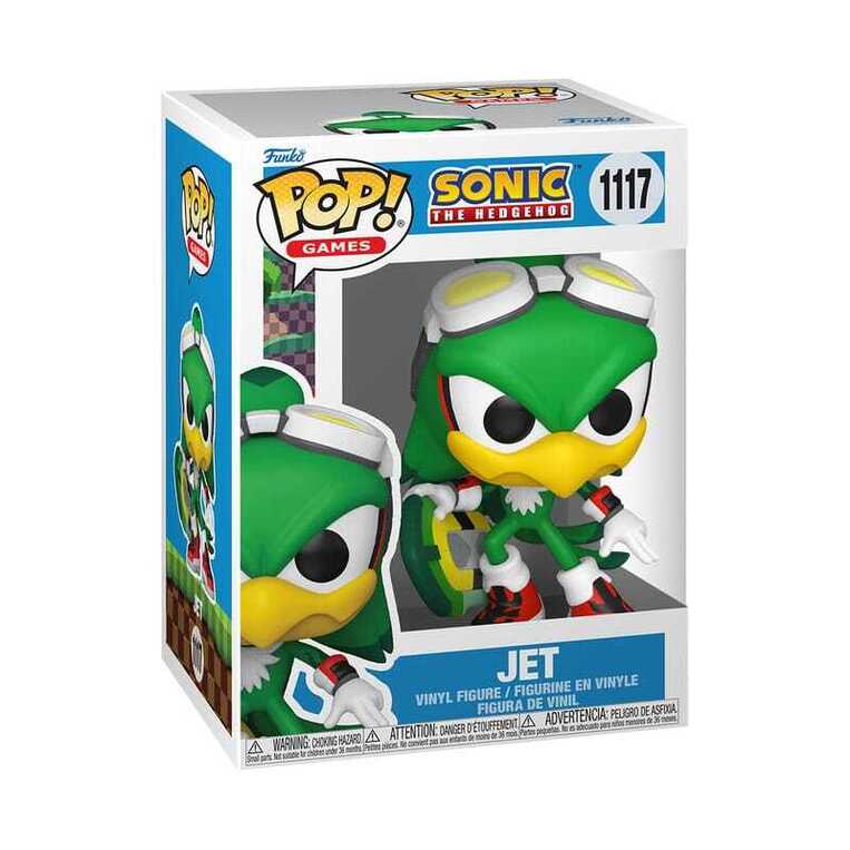 Funko Pop! Games: Sonic The Hedgehog - Jet (with  Board) #1117 Vinyl Figure