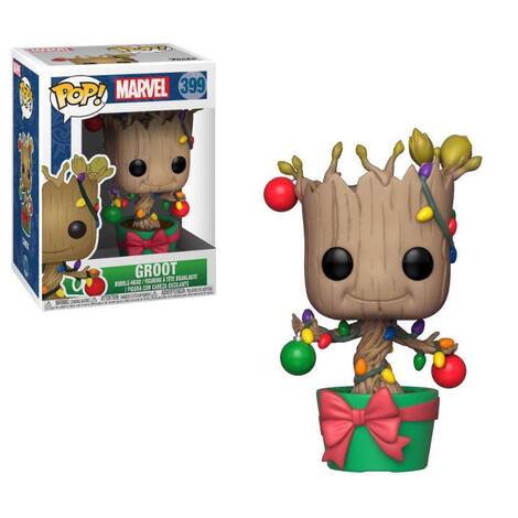 Funko POP! Marvel - Holiday Groot with Lights & Ornaments Figure #399
