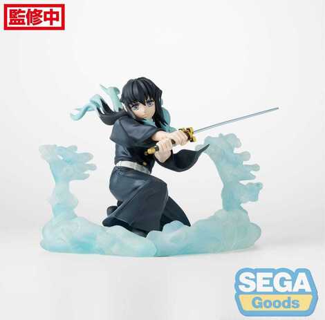Demon Slayer: Kimetsu no Yaiba Xross Link Anime PVC Statue Muichiro Tokito Hashira Training Arc 11 cm - SEGA42877