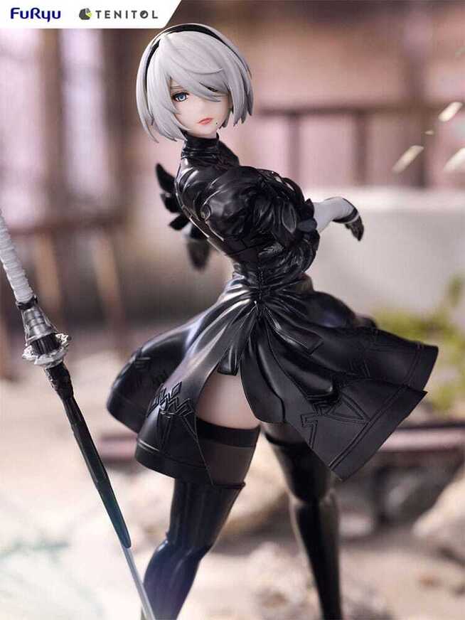 NieR:Automata Tenitol PVC Statue 2B Ver1.1a 22 cm - FRYU40700