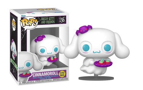 Funko Pop! Sanrio: Hello Kitty and Friends - Cinnamoroll (Glows in The Dark) #156 Vinyl Figure