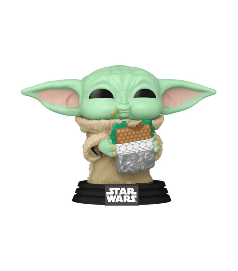 Funko Pop! Star Wars: Grogu (with Food) #841  Bobble-Head Vinyl Figure