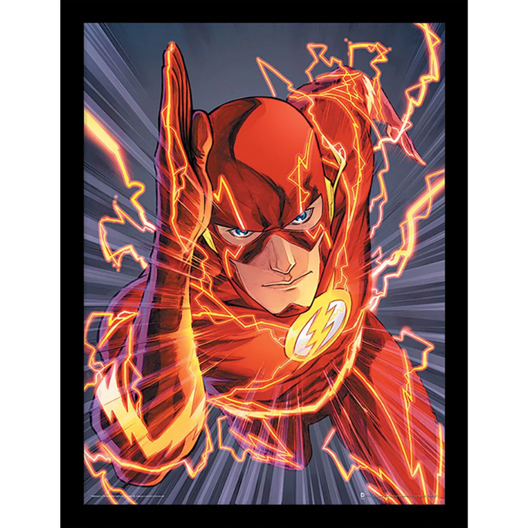 DC Comics The Flash (Zoom) Wooden Framed Print (30x40) - FP11599P
