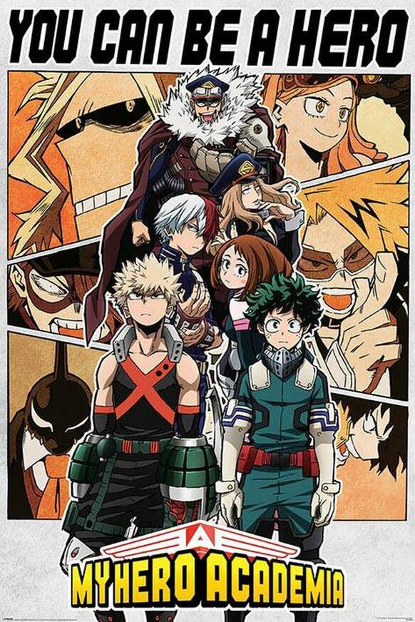 My Hero Academia Poster Pack Be a Hero 61 x 91 cm - PP34683