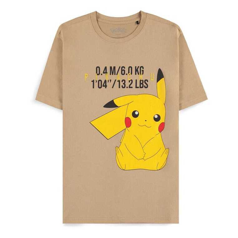 Pokemon T-Shirt Beige Pikachu - TS730803POK- S