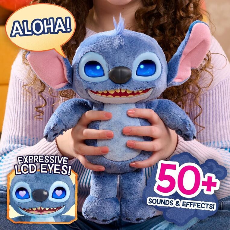 Disney Lilo & Stitch Interactive Stitch Plush Toy 30cm - 0415KM01