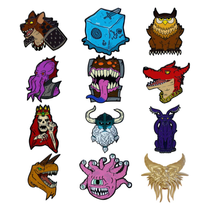 Dungeons and Dragons - 50th Anniversary Mystery Pin (Random Packaged Blind Pack) - HAS-DUN16