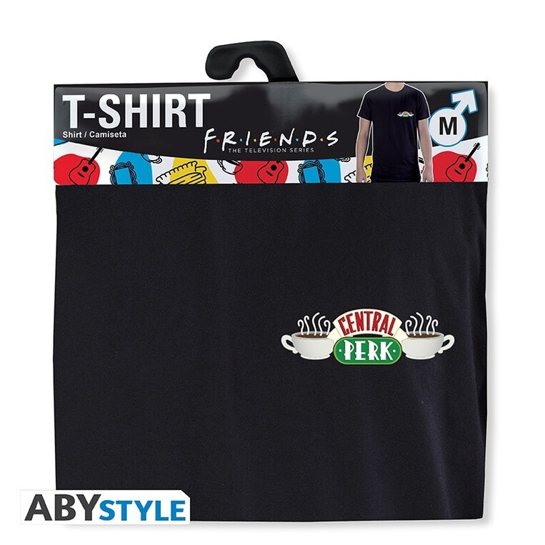 Friends - Tshirt "Central Perk" man black - basic - ABYTEX678- XXL