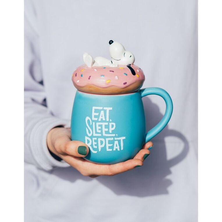 Snoopy Eat Sleep Repeat 3D mug 500ml - NR240420
