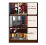 CaDA Japanese Bathroom 1:30 Bricks - 402941
