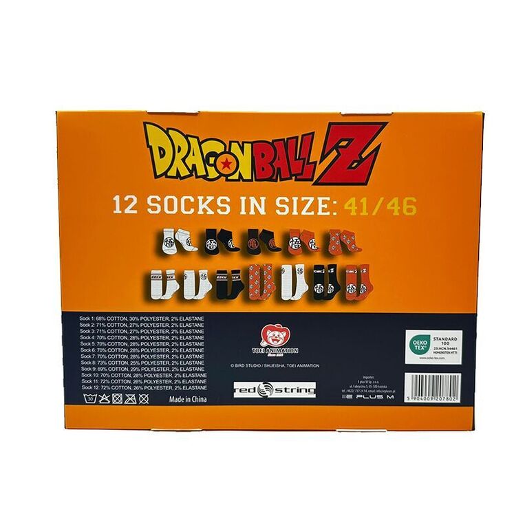 Dragon Ball Gift Box Socks 12 pairs - 23.HCN.54461