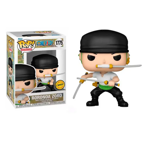 Funko Pop! Animation: One Piece - Roronoa Zoro #1775 Vinyl Figure Chase