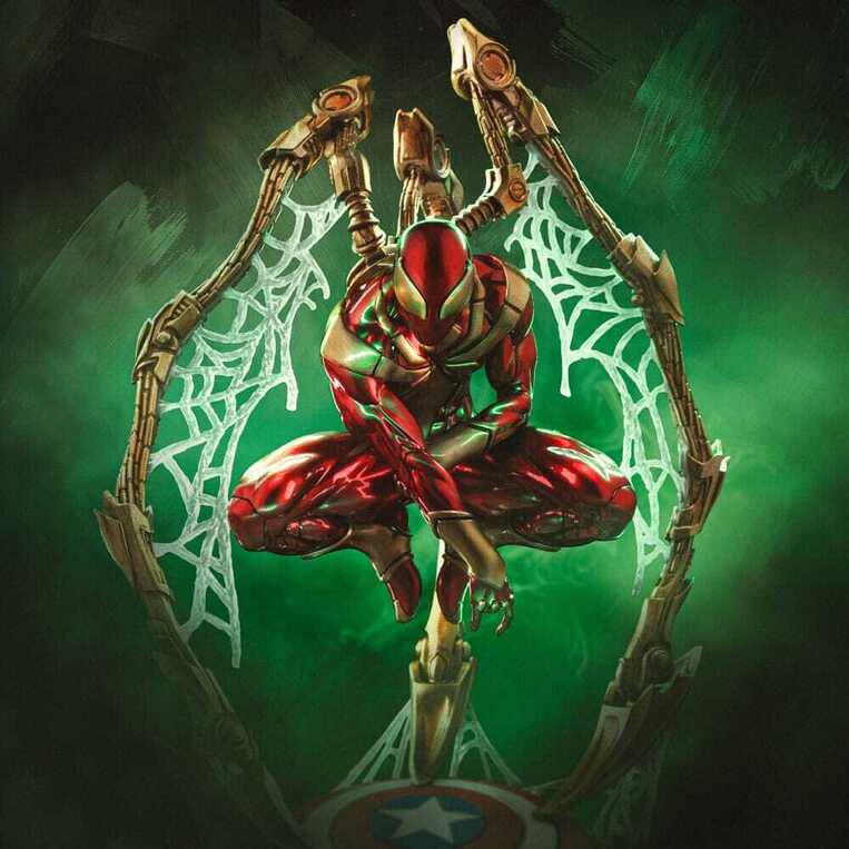 Marvel Art Scale Deluxe Statue 1/10 Spider-man Iron Armor Comics (CCXP Exclusive 2024) 24 cm - IS95560