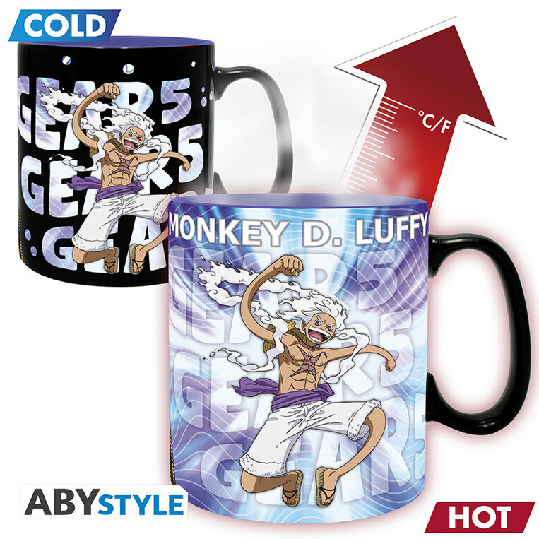 One Piece Mug Heat Change 460ml Gear 5th - ABYMUGA684